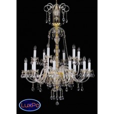 Подвесная люстра хрустальная ArtGlass RACHEL XVIII
