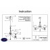 Подвесная люстра Maytoni Chester RC0100-PL-08-R