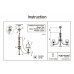 Люстра подвесная Maytoni Vals RC098-PL-06-R