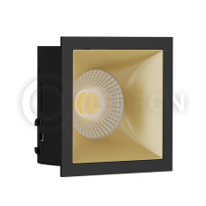 Светильник встраиваемый LeDron RISE KIT 1 Black/Gold