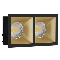 Светильник встраиваемый LeDron RISE KIT 2 Black/Gold