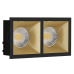 Светильник встраиваемый LeDron RISE KIT 2 Black/Gold