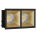 Светильник встраиваемый LeDron RISE KIT 2 Black/Gold