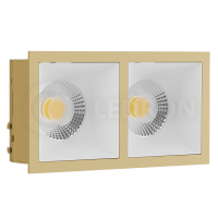 Светильник встраиваемый LeDron RISE KIT 2 Gold/White