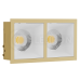 Светильник встраиваемый LeDron RISE KIT 2 Gold/White