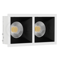 Светильник встраиваемый LeDron RISE KIT 2 White/Black
