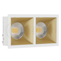 Светильник встраиваемый LeDron RISE KIT 2 White/Gold