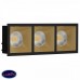 Светильник встраиваемый LeDron RISE KIT 3 Black/Gold