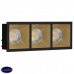 Светильник встраиваемый LeDron RISE KIT 3 Black/Gold