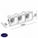 Светильник встраиваемый LeDron RISE KIT 3 Black