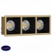 Светильник встраиваемый LeDron RISE KIT 3 Gold/Black Светильник встраиваемый LeDron RISE KIT 3 Gold/Black