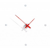 Часы Nomon Rodon 4 i RED, chrome, d=70 см ROI004B