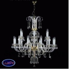 Подвесная люстра хрустальная ArtGlass ROMA XVIII