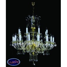 Подвесная люстра хрустальная ArtGlass ROMA XXIV