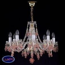 Подвесная люстра хрустальная ArtGlass ROSANA VIII COLOR