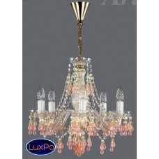 Подвесная люстра хрустальная ArtGlass ROSANA VI COLOR