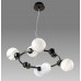 Люстра подвесная Crystal Lux SALVADORE SP6H BLACK CHROMIUM