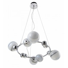 Люстра подвесная Crystal Lux SALVADORE SP6H CHROME