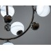 Люстра подвесная Crystal Lux SALVADORE SP8V BLACK CHROMIUM