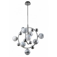 Люстра подвесная Crystal Lux SALVADORE SP8V CHROME