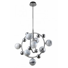 Люстра подвесная Crystal Lux SALVADORE SP8V CHROME
