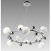 Люстра подвесная Crystal Lux SALVADORE SP9H CHROME