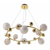 Люстра подвесная Crystal Lux SALVADORE SP9H GOLD