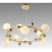 Люстра подвесная Crystal Lux SALVADORE SP9H GOLD
