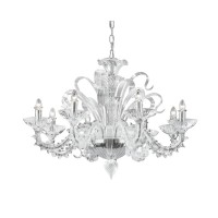 Подвесная люстра Ideal lux San Marco Sp8 Trasparente 052229