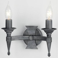Бра Elstead Lighting SAXON SAX2 BLK/SIL