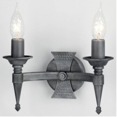 Бра Elstead Lighting SAXON SAX2 BLK/SIL Бра Elstead Lighting SAXON SAX2 BLK/SIL