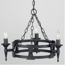 Подвесная люстра Elstead Lighting SAXON SAX3 BLK