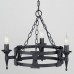 Подвесная люстра Elstead Lighting SAXON SAX3 BLK