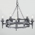 Подвесная люстра Elstead Lighting SAXON SAX5 BLK/SIL