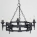 Подвесная люстра Elstead Lighting SAXON SAX5 BLK