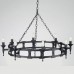 Подвесная люстра Elstead Lighting SAXON SAX8 BLK