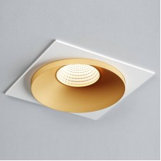 Точечный светильник Quest Light SINGLE LC gold + Frame 01 white