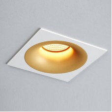 Точечный светильник Quest Light SINGLE LD gold + Frame 01 white
