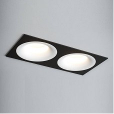 Точечный светильник Quest Light SINGLE LD white + Frame 02 black