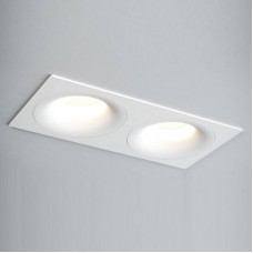 Точечный светильник Quest Light SINGLE LD white + Frame 02 white