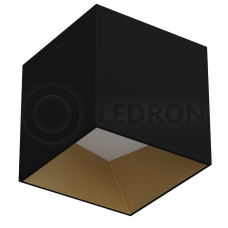 Накладной светодиодный светильник LeDron SKY OK Black/Gold