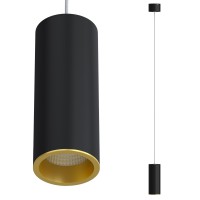 Подвесной светодиодный светильник LeDron SLC7391/7W-P Black-Gold