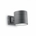Светильник уличный настенный Ideal lux Snif Ap1 Round Antracite 061467