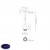                                                                  Подвесной светильник Axo Light                                        <span>SP FEDORA 1 Rose Gold</span>                  