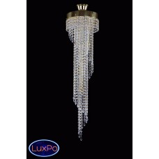 Хрустальная потолочная люстра ArtGlass SPIRAL 250x1000 DROPS
