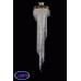 Хрустальная потолочная люстра ArtGlass SPIRAL 250x1000 DROPS