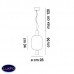                                                                  Подвесной светильник Vistosi                                        <span>Riflesso SP 2 clear/copper</span>                  