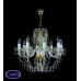 Подвесная люстра хрустальная ArtGlass SULIKA VIII COLOR