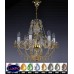 Подвесная люстра хрустальная ArtGlass SULIKA VI COLOR
