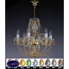 Подвесная люстра хрустальная ArtGlass SULIKA V COLOR